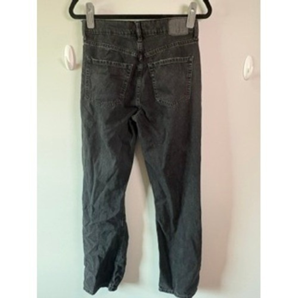 Aeropostale Black Denim 90's Baggy Jeans Women's Size 2 High Rise Y2K - Picture 7 of 7